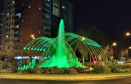 Fuente junto al Centro de Arte Tomás y Valiente